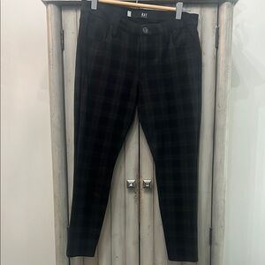 Kut from the Kloth Black Plaid Pants